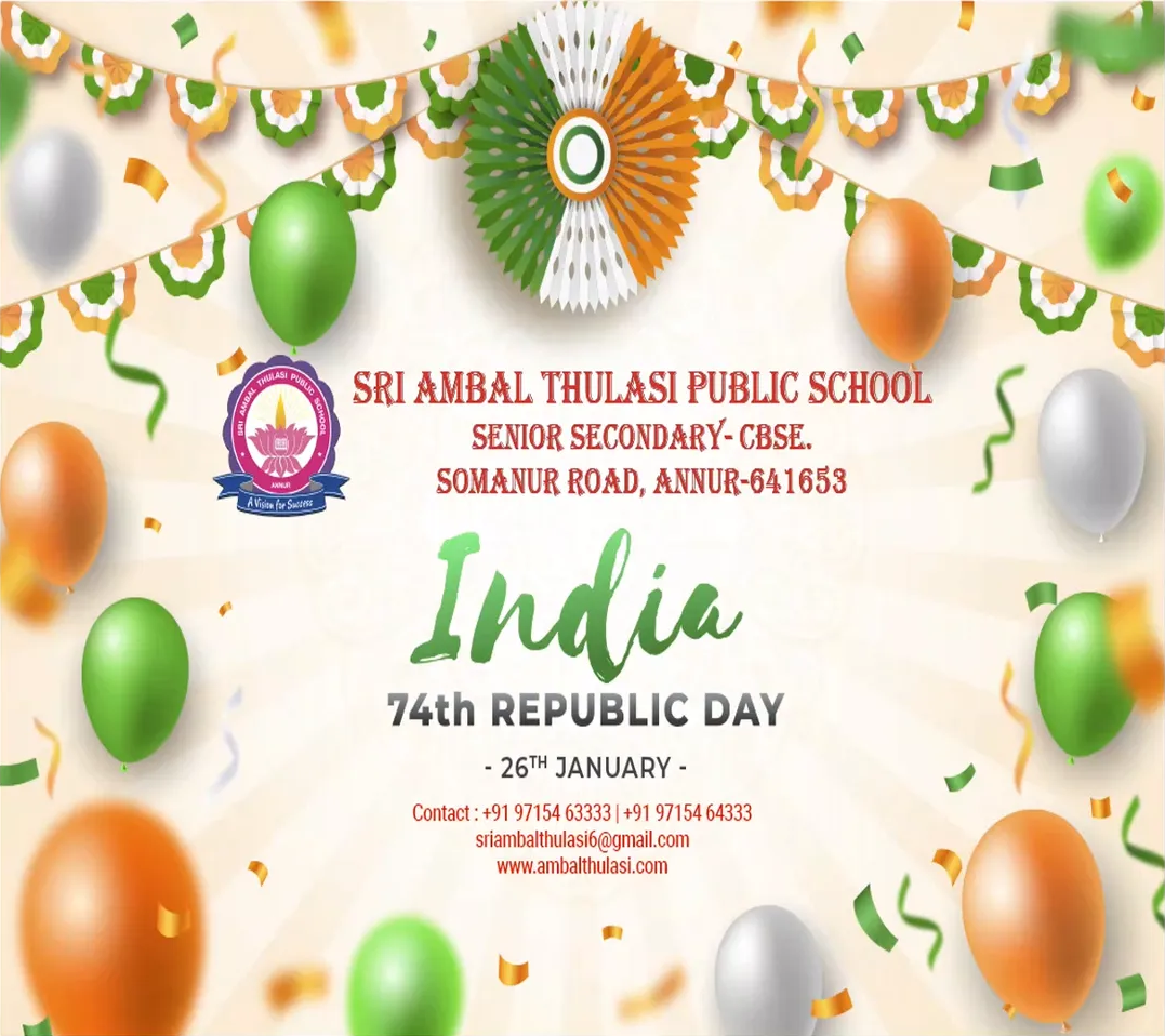 Sri Ambal Thulasi Public School - Republic Day 2023