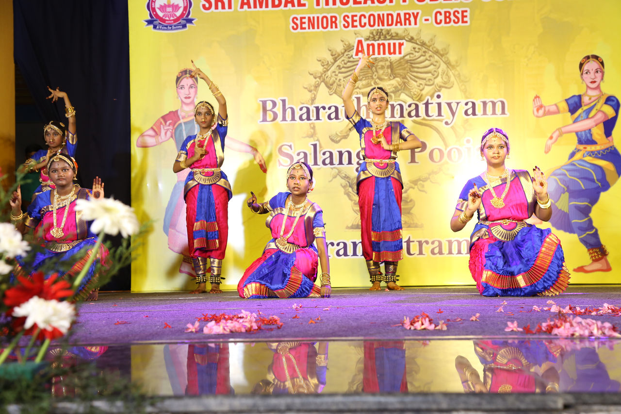 Sri Ambal Thulasi Public School - Bharathanatiyam Salangai Pooja 2023